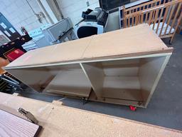 (2) Storage Cabinets 91" x 25" x 36"
