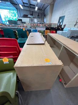 (2) Storage Cabinets 91" x 25" x 36"