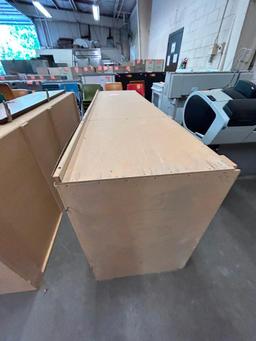 (2) Storage Cabinets 91" x 25" x 36"