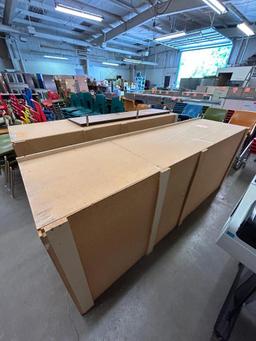 (2) Storage Cabinets 91" x 25" x 36"
