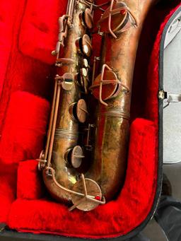 Vintage Baritone Saxophone in Case