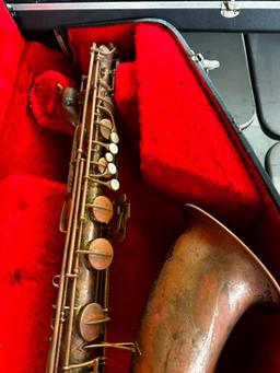 Vintage Baritone Saxophone in Case