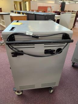 Rolling Spectrum 30 Slot Laptop Cart 30" x 24" x 39"