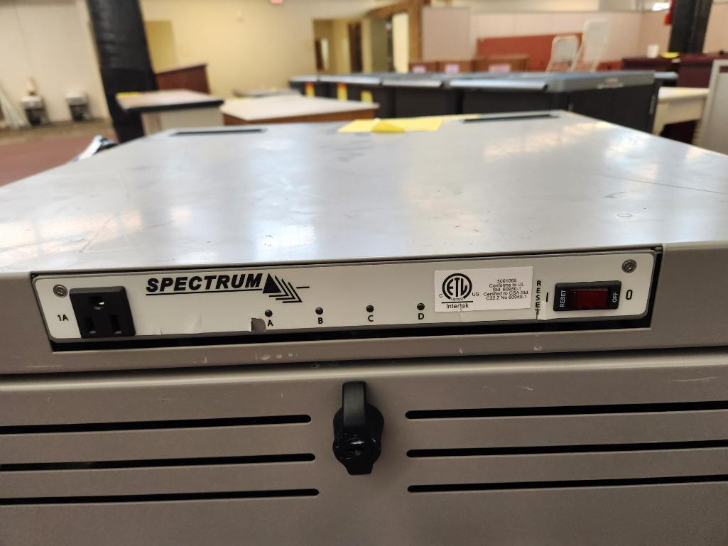 Rolling Spectrum 30 Slot Laptop Cart 30" x 24" x 39"