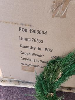 (10) Indoor Greenery Wreaths - Cypress Design