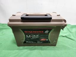 Ammo Box Full of M22 22 LR 40 Gr 1255 FPS, Appx. 3,000 Rounds