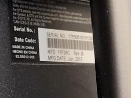 Insignia TV Appx. 29in Serial Number 17F505107H129