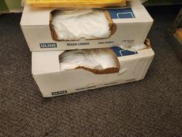 Trash Liners, Unscented Duster Refills, Shoe Covers, Disposable Aprons