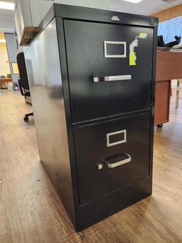 Hon 2-Drawer Metal File Cabinet 15" x 26" x 29"