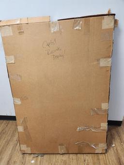 Lot of 3 The Beatles Corrugated Merchandise Display Stands, (1) New In Box