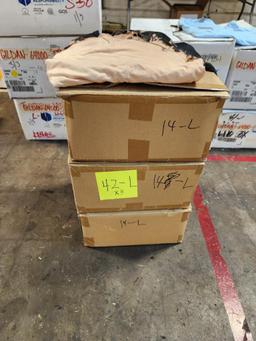 (42) Partially Bleached Black T-Shirts - Large
