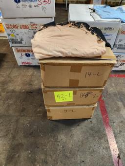 (42) Partially Bleached Black T-Shirts - Large