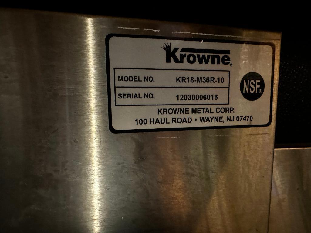KROWNE Model 18-24RD & KR18-M36R-10 Ice Bin w/ Cold Plate & Bottle Riser