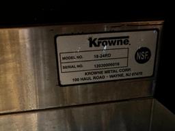 KROWNE Model 18-24RD & KR18-M36R-10 Ice Bin w/ Cold Plate & Bottle Riser