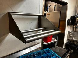 Wall-Mount Angled Dishwasher Rack Shelf