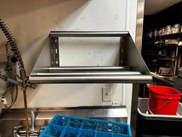 Wall-Mount Angled Dishwasher Rack Shelf