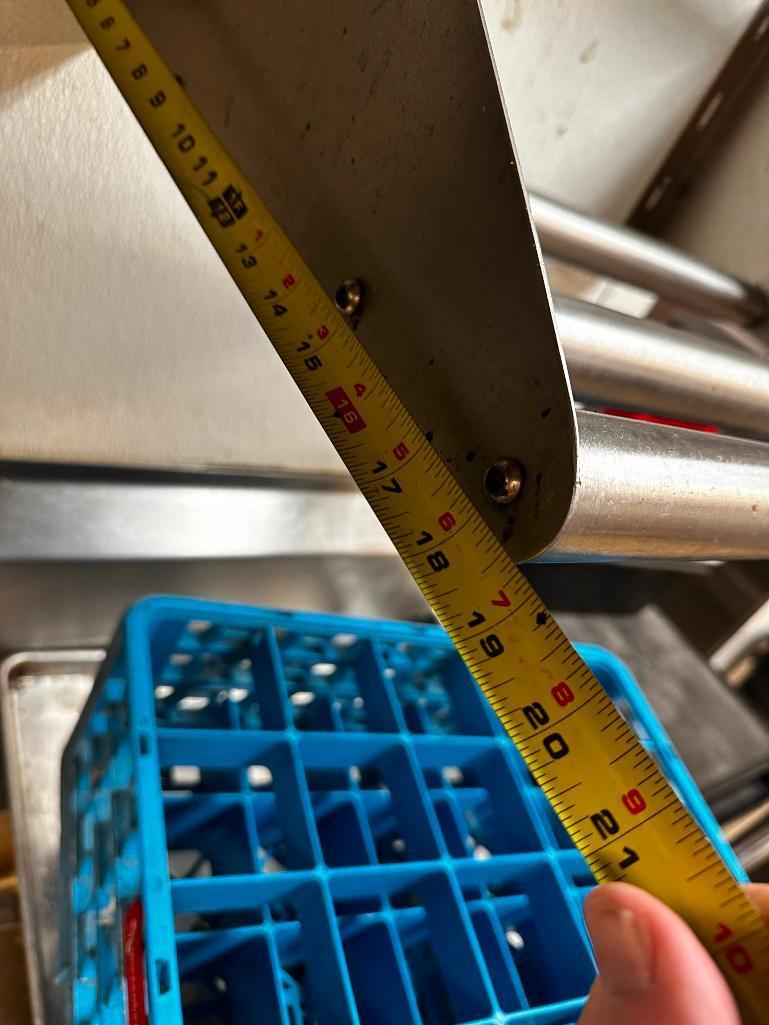 Wall-Mount Angled Dishwasher Rack Shelf