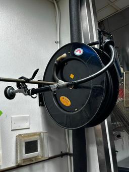 High-Power Water Hose and Hose Reel, Wall-Mount