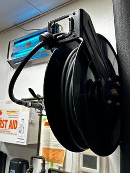 High-Power Water Hose and Hose Reel, Wall-Mount