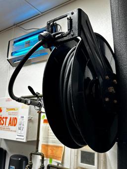 High-Power Water Hose and Hose Reel, Wall-Mount