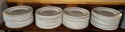 Lot of 65 - Steelite 2013 Round Plates, Approx. 9-1/8in Diameter