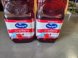 2 Sealed Jugs Ocean Spray Cranberry Juice, 60oz Bottles