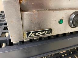 Adcraft Panini Grill Single-Flat Grill Model SG-811E/FB