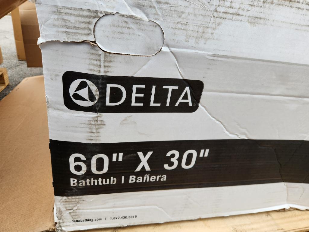 Delta 60in x 30in Bathtub