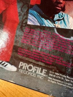 Original Sealed Never Used Self Titled 1st RUN DMC Album, c. 1984, Profile Records, RUN D.M.C. Vinyl