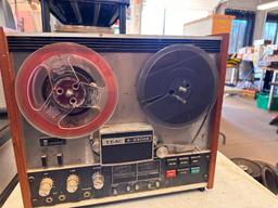 TEAC A-2300S Reel to Reel and Norelco Stereo Type FL 3534 A