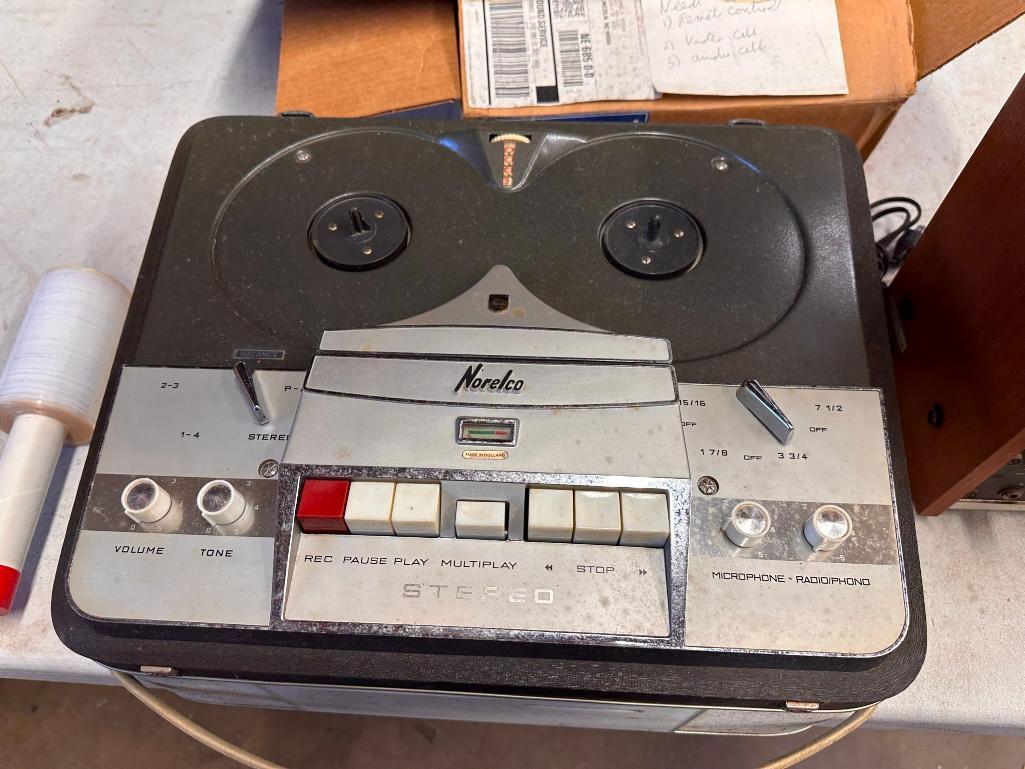 TEAC A-2300S Reel to Reel and Norelco Stereo Type FL 3534 A