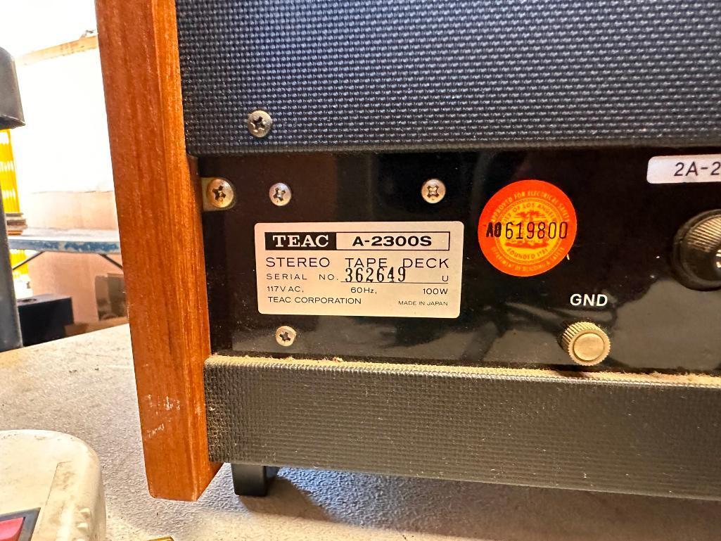 TEAC A-2300S Reel to Reel and Norelco Stereo Type FL 3534 A