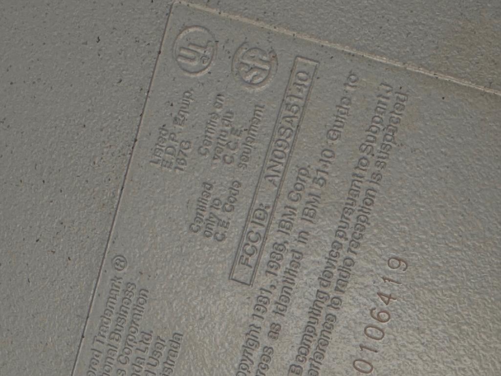 IBM Model No. 5140 Portable Personal Computer PC Convertible (Not Tested or Turned On)