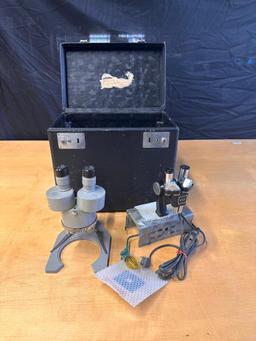 AO Spencer Scientific Microscopes w/ Case