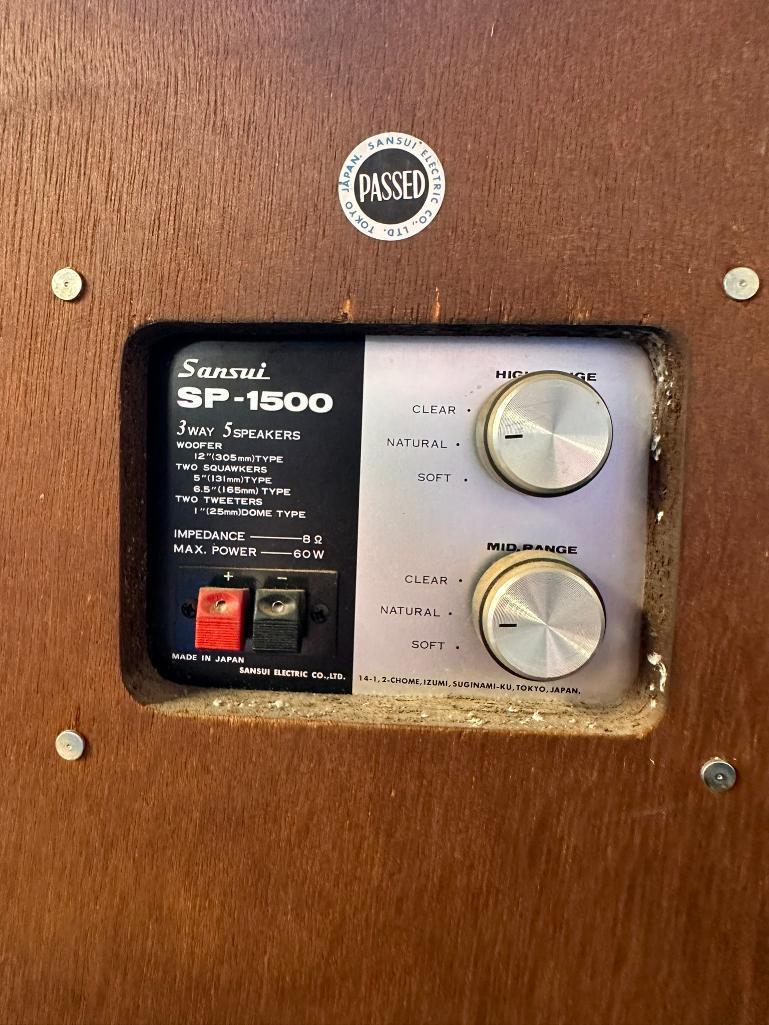 Vintage Speakers: Sansui SP-1500