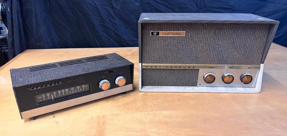 (2) Heathkit Model AJ-20 and Westinghouse Model 47 SE