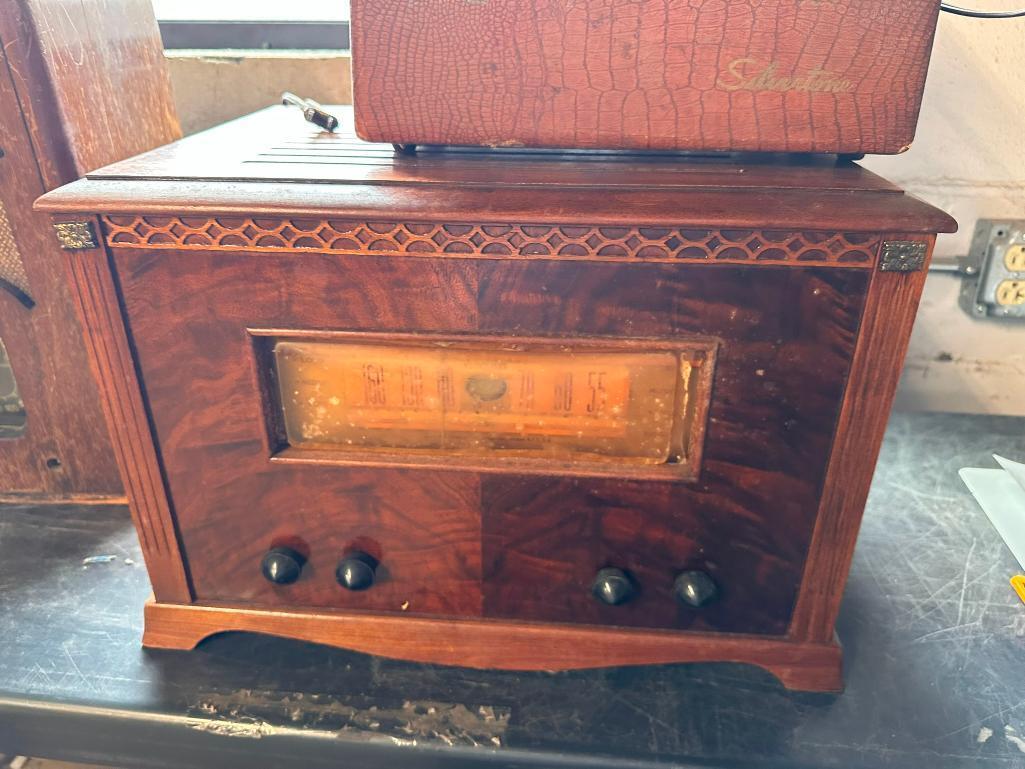 Lot of Three Vintage Radios, As-Is Condition