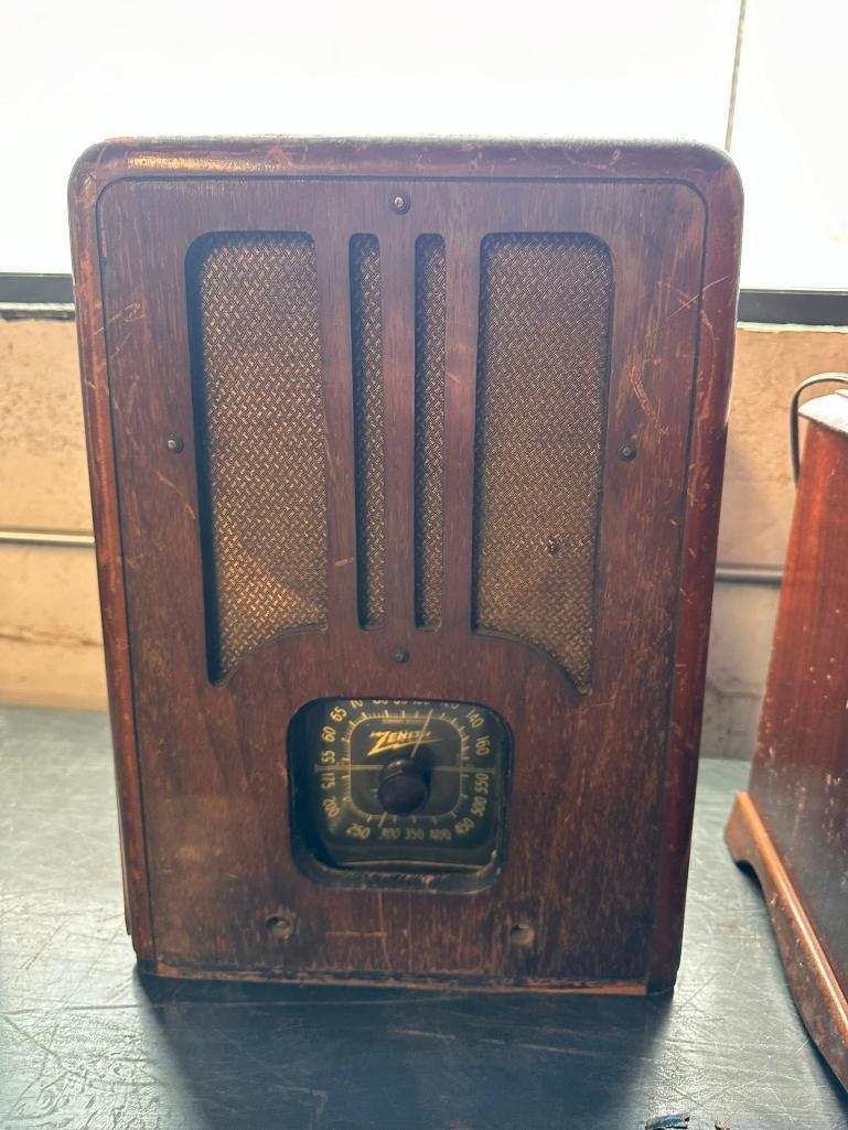 Lot of Three Vintage Radios, As-Is Condition