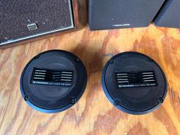 3 Sets of Stereo Speakers and Some Pioneer Car Speakers