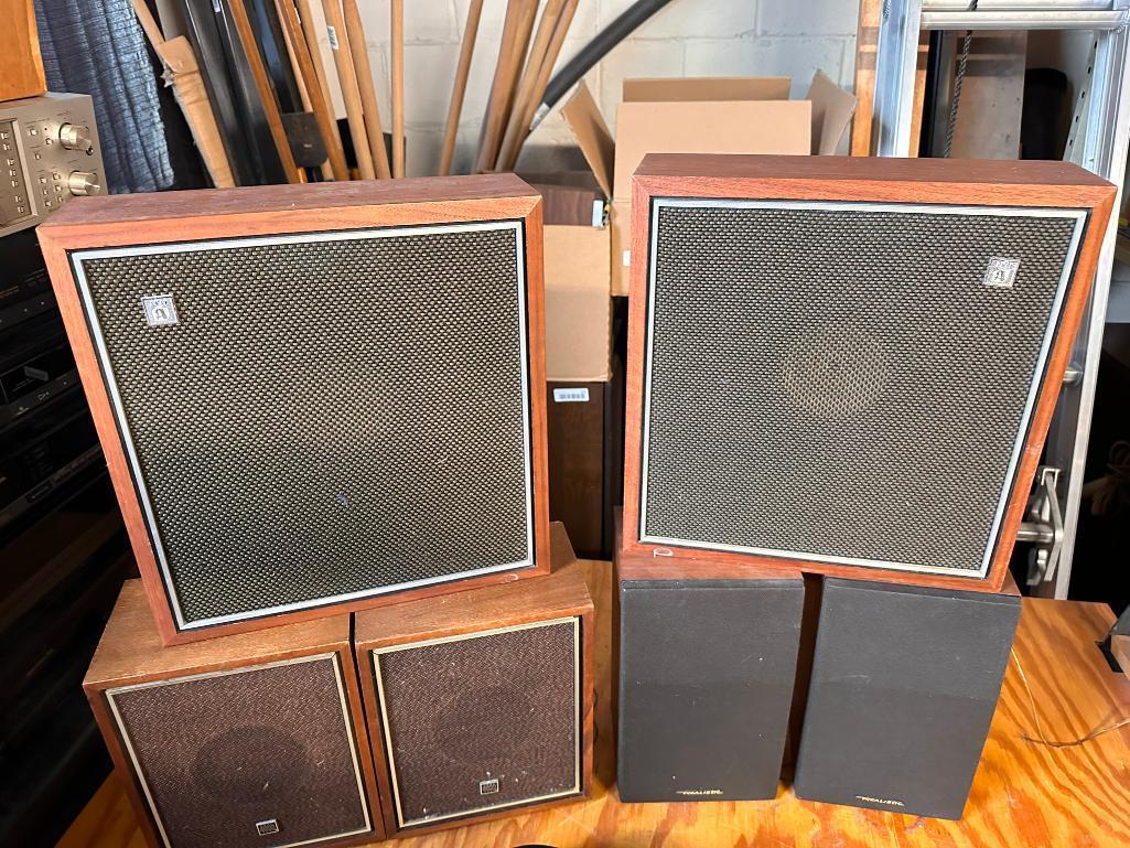 3 Sets of Stereo Speakers and Some Pioneer Car Speakers