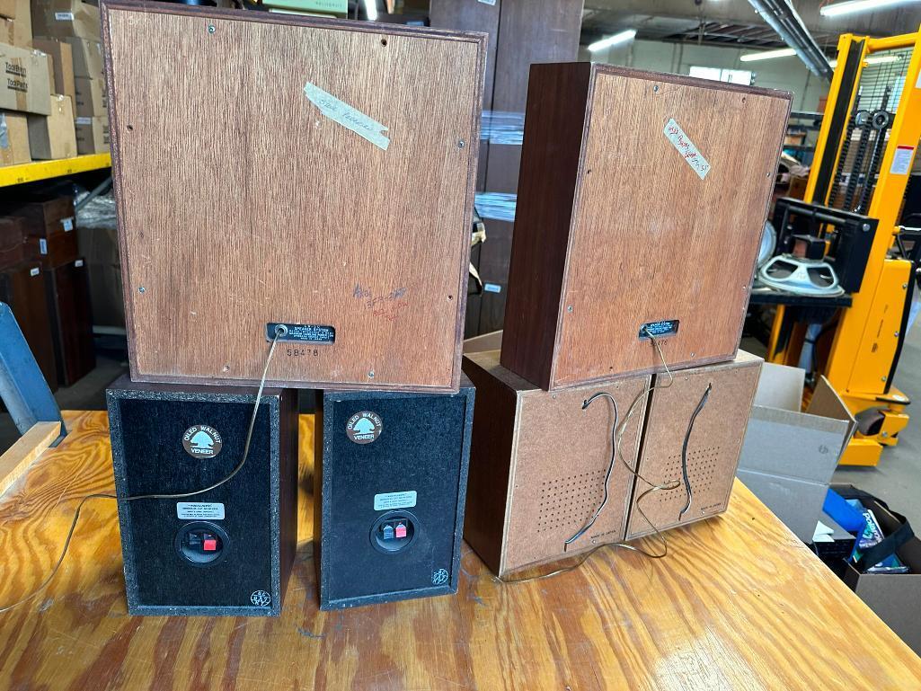 3 Sets of Stereo Speakers and Some Pioneer Car Speakers
