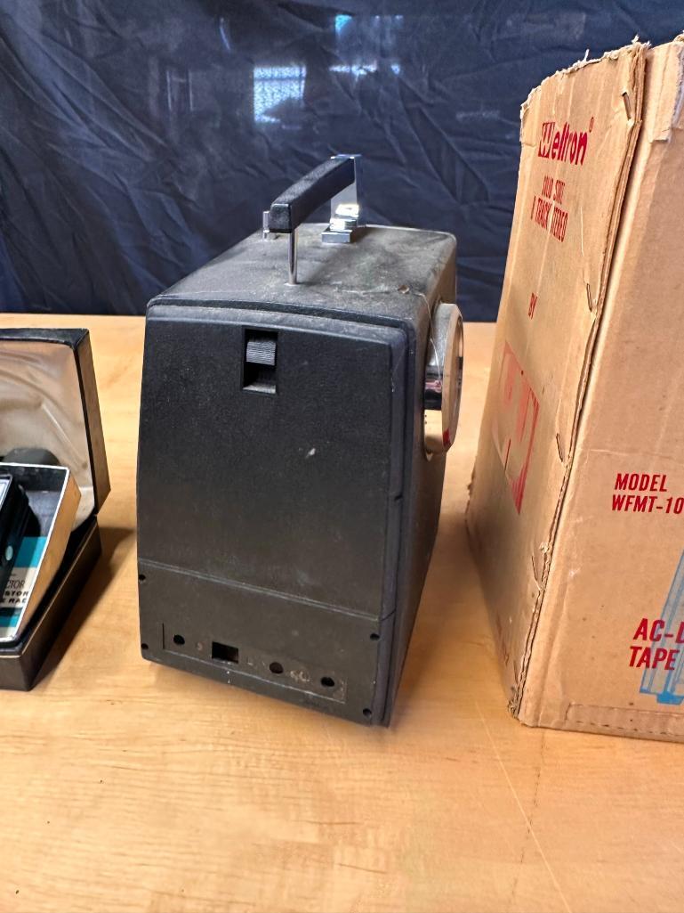 (2) Teltron Solid State 8 Track Stereo Model WFMT-103 w/ Orig. Box, RCA Victor Model 3RG-61G