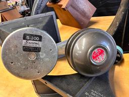 Group of Horn Speakers, Sansui, Magnavox, University, Holtzer-Cabot