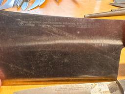 Wusthof Meat Cleaver and Paring Knife