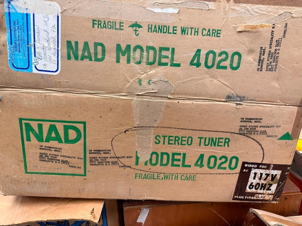Large Group of Unsorted Electronics and Stereo Supplies, See Images