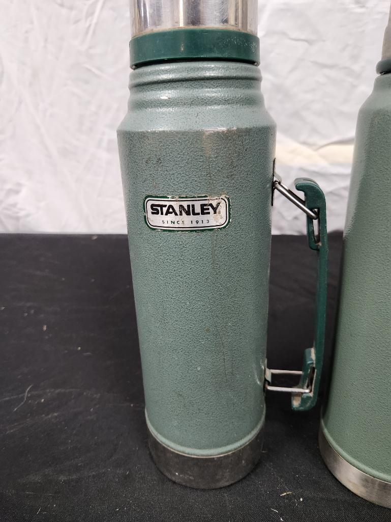 Lot of 3 Stanley Thermos Tumblers / Vacuum Insulated Bottles