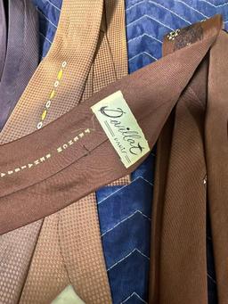 Lot of 14 Assorted Design Neck Ties - Some Silk