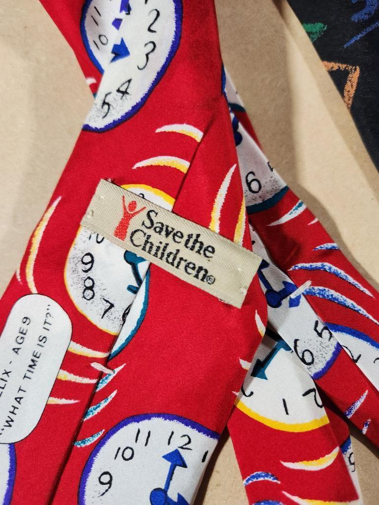 Lot of 13 Assorted Design Neck Ties