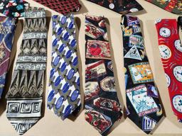 Lot of 13 Assorted Design Neck Ties