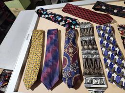 Lot of 13 Assorted Design Neck Ties